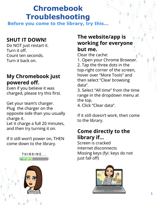 Chromebook Troubleshooting